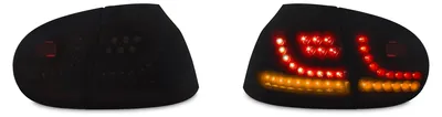 Produktbild von Original NewDesign LED Rückleuchten Schwarz dynamische Laufblinker für VW Golf 5