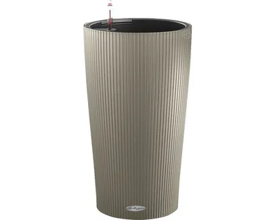 Obrázek produktu pro LECHUZA CILINDRO Color 32, Květináč, Volně stojící, Recyklovaný plast, Hnědá, Písková, Válec, Vnitřní/venkovní