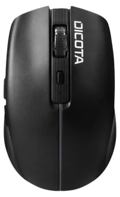 Produktbild von DICOTA D32044B, Beidhändig, Optisch, RF Wireless + Bluetooth + USB Type-A, 1600 DPI, Schwarz