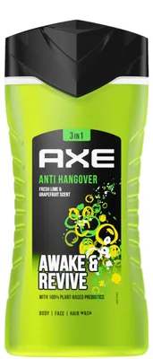 Image de Gel douche Axe 250 ml Anti-Gueule de bois