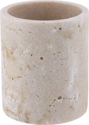 Produktbild von TENDANCE | Badezimmerbecher - GLAVAN - Beige - Praktisch, Hygienisch, Modern, Elegantes Design