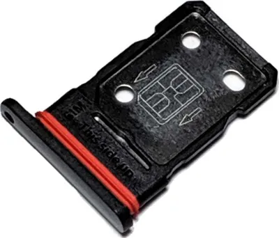 Produktbild von Dual Simkartenhalter für OnePlus 9, Original Ersatzteil, Schwarz (Astral Black)