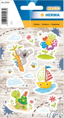 Produktbild von Herma Sticker MAGIC Sandkastenfreunde Seide 1 Bl