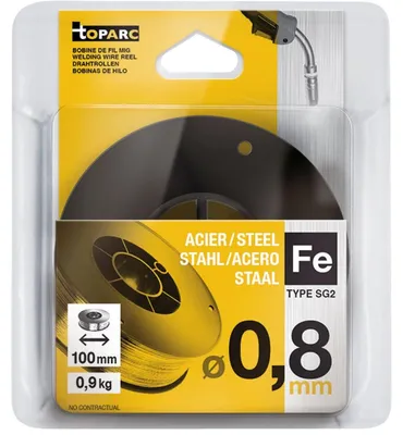 Image de Fil Mag Acier 0,8mm Gys Fil De Soudure Mag Er70s-6 Pour Acier, ø 0,8mm - Gys