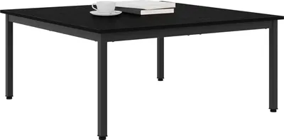 Produktbild von Couchtisch Schwarz Eichen-Optik 100 x 100 x 45 cm Holzwerkstoff