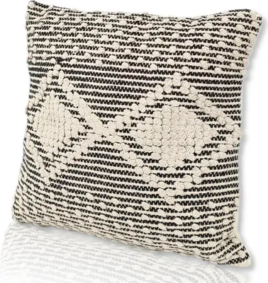 Produktbild von 100% Baumwoll Kissen mit Füllung 45 x 45cm Boho Kissenbezug Sofakissen Dekokissen
