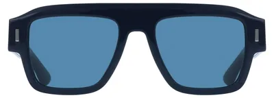 Produktbild von Calvin Klein Men's Sunglasses CK25509S - Blue with Solid Blue Lens