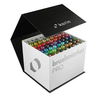Immagine prodotto di Karin DECO GEL Brushmarker Pro Mega Box 60 penne gel DECOGEL 27C7