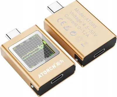 Obrázek produktu pro Přenosný měřič USB portu C napětí proudu výkonu HD OLED PD3.1 QC3.0