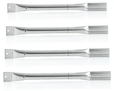 Zdjęcie produktu dla Uniwersalne palniki do grilla gazowego BBQ-Toro ze stali nierdzewnej (4 sztuki), 41,7 x 4 cm, palniki do grilla gazowego