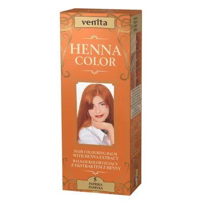 Zdjęcie produktu dla Venita Balsam Koloryzujący Henna 75 Ml Odcień 05 Papryka