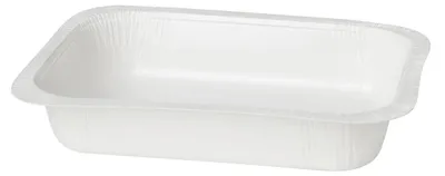 Produktbild von 480x DUNIFORM Karton/PET Schale 186 x 136 x 35 mm Weiß ungeteilt