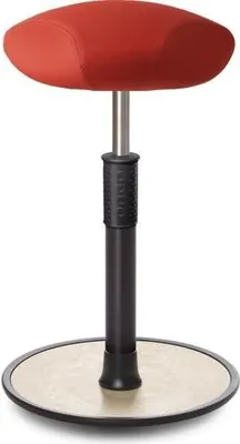 Produktbild von Sitz- Stehhocker Free Tall Triangel skai Dynactiv Makari 160 Rot schw. /creme.