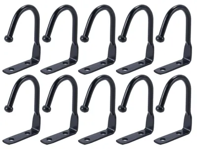 10er Set Haken unter Schrank, Besteckhalter, Küchenhaken