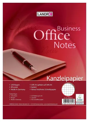 Immagine prodotto di LANDR Kanzleipapier, DIN A3/DIN A4, kariert