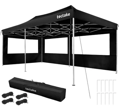 Produktbild von tectake® Aluminium Faltpavillon Viola 6 x 3 m, wasserdicht
