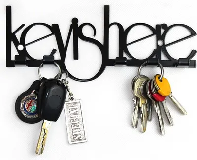 Obrázek produktu pro Decorizzly® přívěsek na klíče „Key is here“
