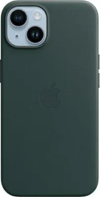 Zdjęcie produktu dla Etui Apple MPP53FE/A iPhone 14 6.1      MagSafe zielony/forest green Leather Case