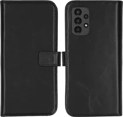 Immagine prodotto di Selencia Libreria in vera pelle per Samsung Galaxy A13 (4G) - Nero