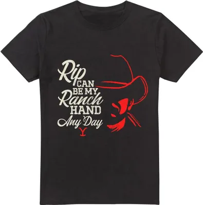 Produktbild von Yellowstone - "Rip Can Be My Ranch Hand" T-Shirt für Herren TV13419 (L) (Schwarz)