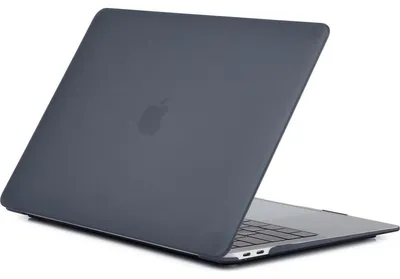 Produktbild von Mobigear Schutzhülle für MacBook Air 13 Zoll (2018-2020), Hartschalenhülle, MacBook Case - Schwarz - Modell A1932 / A2179 / A2337