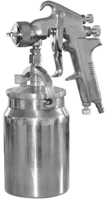Produktbild von Güde Farbspritzpistole PROFI S HVLP Druckluft Lackierpistole mit Fließbecher
