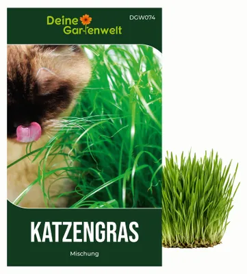 Produktbild von Katzengras Samen - Avena sativa und Lolium perenne - Katzengrassamen - 10 g Saatgut für etwa 5 Töpfe