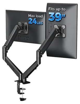 Produktbild von Monitorhalterung für 2 Monitore, mit Höhenverstellung, neigbar und schwenkbar