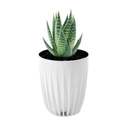 Obrázek produktu pro Květináč Stripped ECO recycling bílý 30xh36 cm