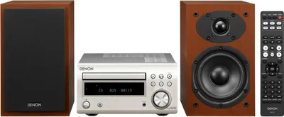 Image de DENON Micro-chaîne hi-fi 2x30W CD MP3 WMA BT FM DAB+ si-kirschholz D-M41DABSPCWEKGE