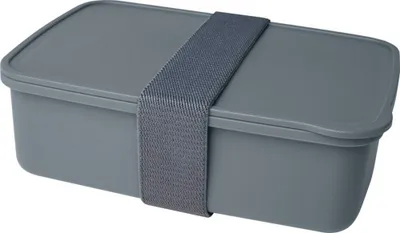 Productafbeelding van Seasons - Brotdoos "Dovi", kunststof PF3855 (6 cm x 19 cm x 13 cm) (grijs)