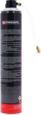 Zdjęcie produktu dla FACOM Zestaw do naprawy opon bez demontażu 750 ml, Do opon z dętką i bezdętkowych do 225 mm, Aerozol