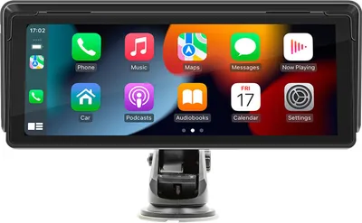 Obrázek produktu pro 9.3palcový dotykový displej autorádia BT MP5 přehrávače vestavěný Carplay Android Auto Podpora FM vysílače/AUX výstupu/Zrcátko propojení s telefonem/Opětný obraz U-Disk/TF karta s 2 nastavitelnými držáky