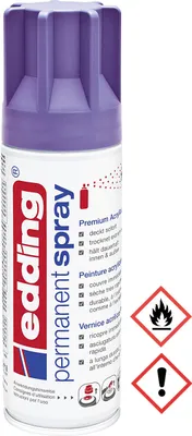 Produktbild von edding Permanent Spray lila 200 ml Premium Acryllack