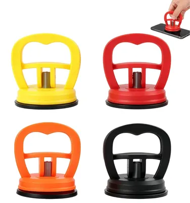 Imagen del producto de Kit de extracción de 4 piezas, con ventosas, mango ergonómico de ABS, para carrocerías