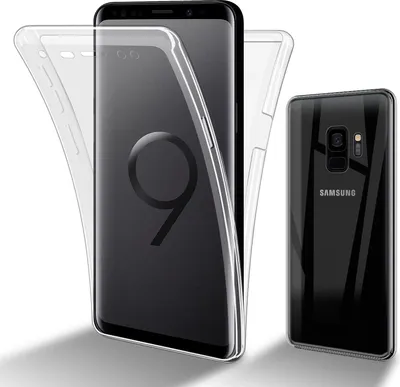 Produktbild von Cadorabo Schutzhülle für Samsung Galaxy S9 Hülle in natur 360° Etui Full Body Handyhülle Cover Case