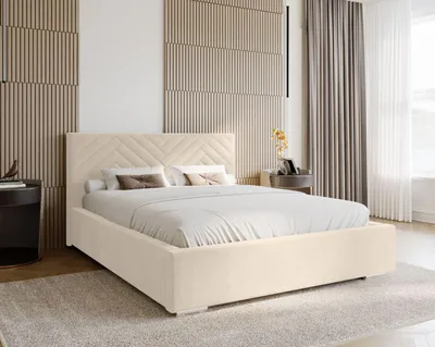 Obrázek produktu pro Dvoulůžková postel 160x200 GALOX - vanilková