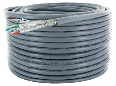 Produktbild von CAT 6A Netzwerkkabel (S/FTP), Kabellänge:50 m