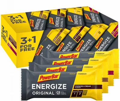 Produktbild von Powerbar Energize Original 3+1 Riegel Box - multiflavor