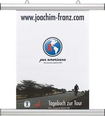 Produktbild von FRANKEN Plakatleiste Aluminium silber Länge: 1.205 mm