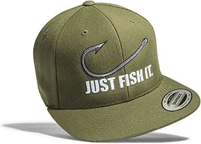 Zdjęcie produktu dla Czapka z daszkiem dla wędkarza fish it snapback flexfit one size