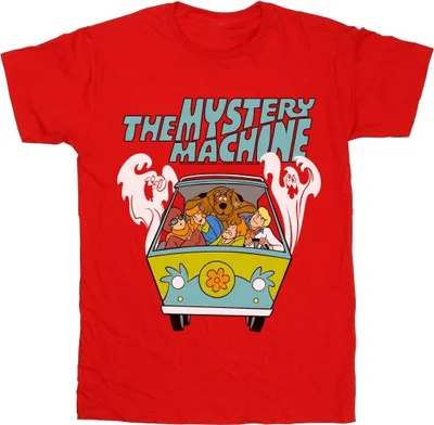 Immagine prodotto di Scooby Doo - Maglietta "Mystery Machine" da uomo BI45034 (3XL) (Rosso)