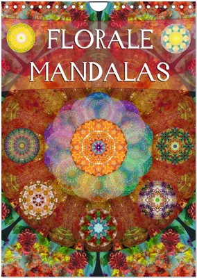 Produktbild von FLORALE MANDALAS (Wandkalender 2026 DIN A4 hoch), CALVENDO Monatskalender