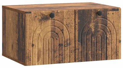 Produktbild von vidaXL Wandmontierter TV-Schrank Altholz 59,5 x 41 x 30 cm