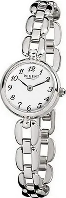Produktbild von Regent Armbanduhr silber F-802 Damen Analog-Quarzuhr URF802