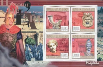 Produktbild von Briefmarken Guinea 2011 Mi 8770-8773 Kleinbogen (kompl. Ausgabe) postfrisch Kunst des antiken Roms