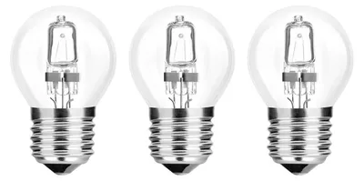 Produktbild von Modee E27 Halogen Kugellampe P45 42W 624lm 2700K Warmweiß Dimmbar 3 Stück