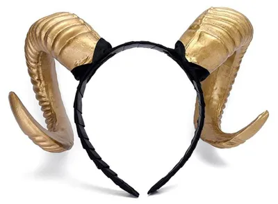 Image de Halloween Bandeau cornes de bélier Cerceau Cosplay Festival Coiffure Noël Masquerade Party Headdress