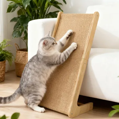 Immagine prodotto di Ampia struttura per graffiare adatta ai gatti, realizzata in sisal naturale