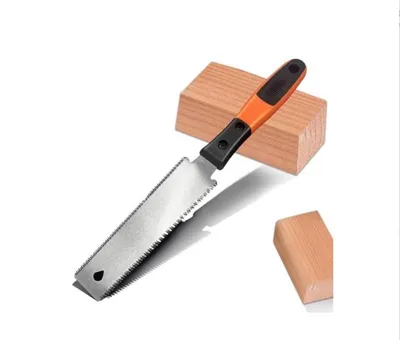 Immagine prodotto di Sega giapponese per legno, piccola sega a doppia faccia, sega a trazione con impugnatura antiscivolo, sega a mano giapponese con lama Acciaio al carbonio, sega per legno fine SURFOU
